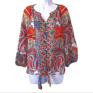 Anthropologie Boho Top